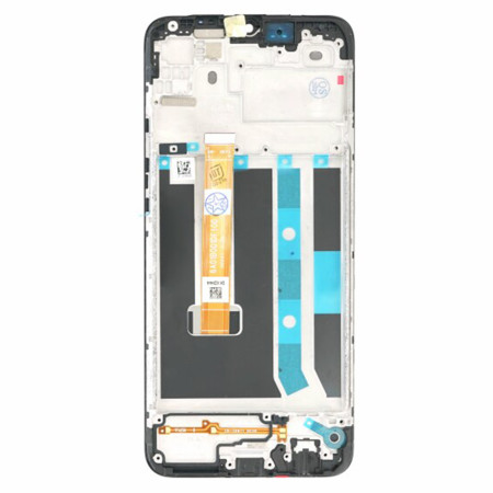 Ecran Compatibil cu Oppo A15 / A15s cu Touchscreen si Rama, Black