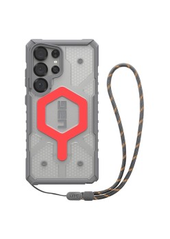 Husa pentru Samsung Galaxy S25 Ultra - UAG Pathfinder Clear MagSafe - Active Lava Lanyard
