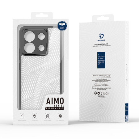 Husa pentru Xiaomi Redmi Note 13 Pro 5G / Poco X6, Dux Ducis Aimo Series, Black