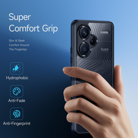 Husa pentru Xiaomi Redmi Note 13 Pro Plus 5G, Dux Ducis Aimo Series, Black