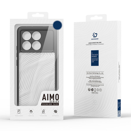 Husa pentru Xiaomi Poco X6 Pro, Dux Ducis Aimo Series, Black