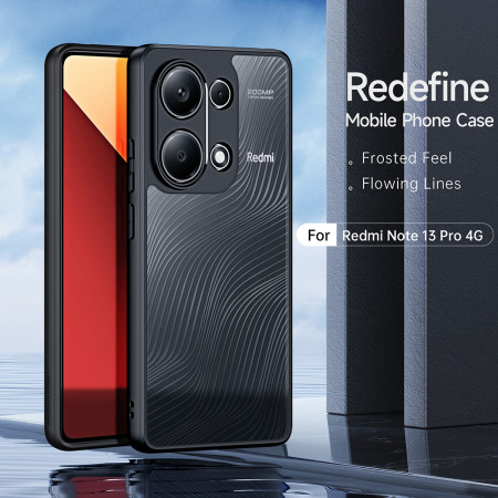 Husa pentru Xiaomi Redmi Note 13 Pro 4G / Poco M6 Pro 4G, Dux Ducis Aimo Series, Black