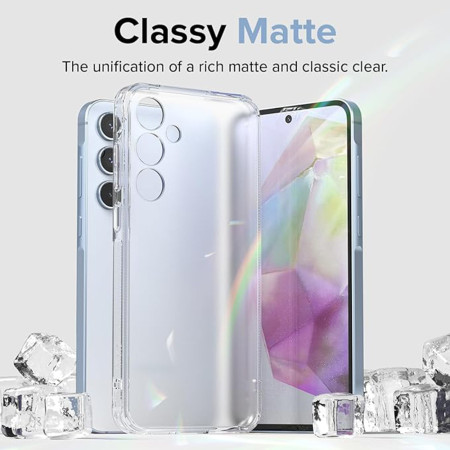 Husa pentru Samsung Galaxy A35 5G, Ringke Fusion, Matte Clear