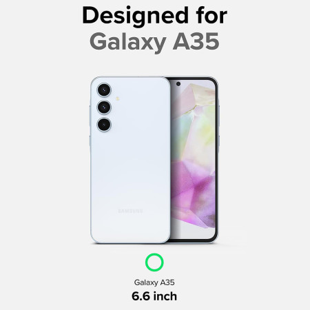 Husa pentru Samsung Galaxy A35 5G, Ringke Fusion X, Black