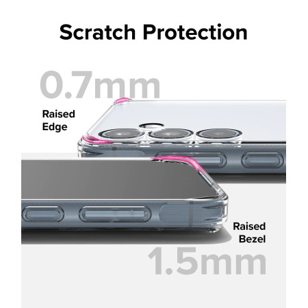 Husa pentru Samsung Galaxy A55 5G, Ringke Fusion, Clear