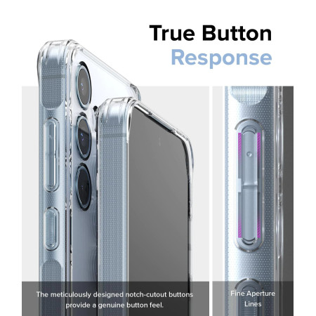 Husa pentru Samsung Galaxy A55 5G, Ringke Fusion, Clear