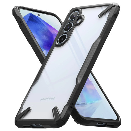 Husa pentru Samsung Galaxy A55 5G, Ringke Fusion X, Black