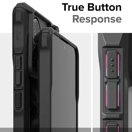 Husa pentru Xiaomi Redmi Note 13 Pro 5G / Poco X6, Ringke Fusion X Design, Camo Black