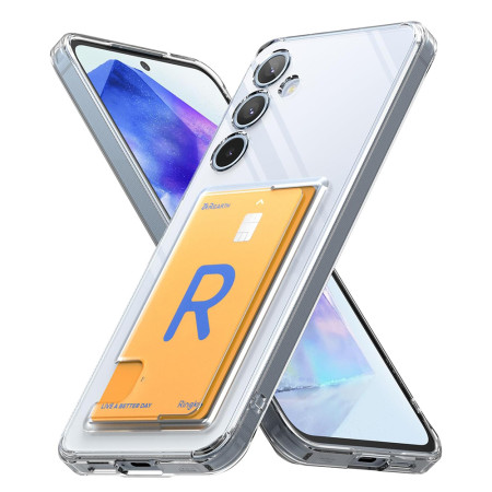 Husa pentru Samsung Galaxy A55 5G, Ringke Fusion Card, Clear