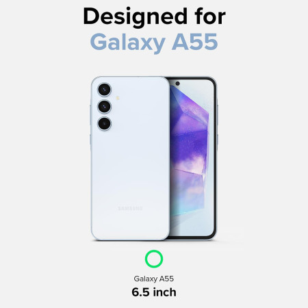 Husa pentru Samsung Galaxy A55 5G, Ringke Fusion Card, Clear