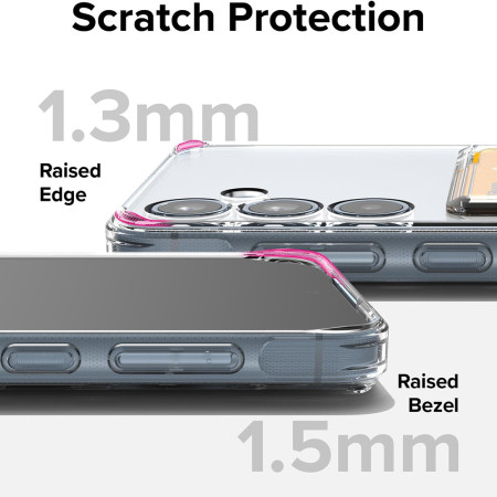 Husa pentru Samsung Galaxy A55 5G, Ringke Fusion Card, Clear