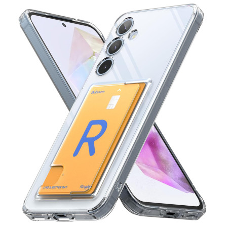 Husa pentru Samsung Galaxy A35 5G, Ringke Fusion Card, Clear