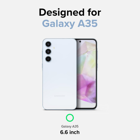 Husa pentru Samsung Galaxy A35 5G, Ringke Fusion Card, Clear