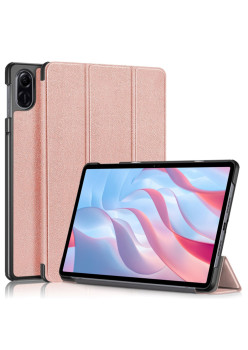Husa tableta pentru Honor Pad X9 / X8 Pro, FoldPro cu Microfibra, Auto Sleep/Wake, Rose Gold