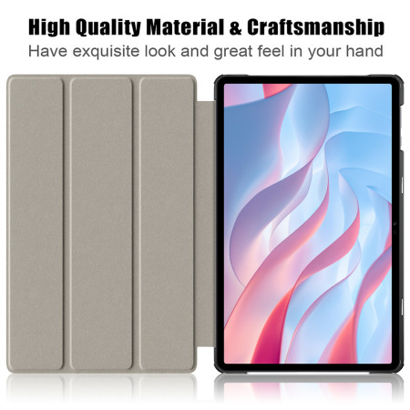 Husa tableta pentru Honor Pad X9 / X8 Pro, FoldPro cu Microfibra, Auto Sleep/Wake, Rose Gold