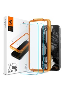 Folie pentru Google Pixel 8a (set 2) - Spigen Glas.TR Align Master - Clear