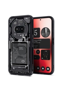 Husa pentru Nothing Phone (2a) - Spigen Ultra Hybrid Zero One - Matte Black