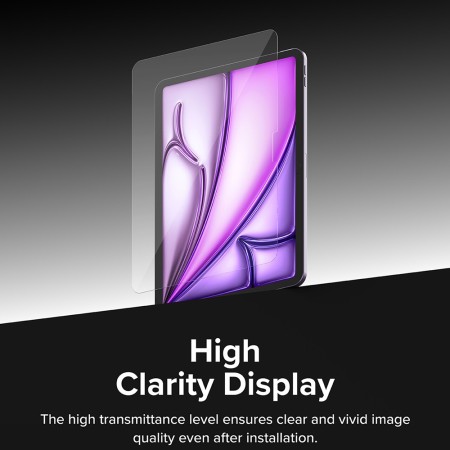 Folie pentru iPad Air 13 (2024) - Ringke Easy Slide Tempered Glass - Clear