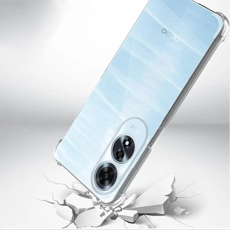 Husa Antisoc pentru Oppo A60, AirBag PRO, Transparenta