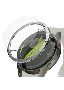 Rama pentru Samsung Galaxy Watch7 40mm - Ringke Bezel Styling - Silver Pattern7 (CB-GW7-40-03)