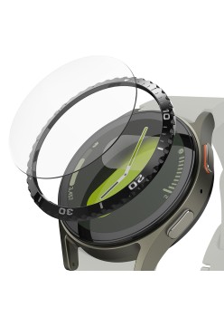 Rama pentru Samsung Galaxy Watch7 44mm - Ringke Bezel Styling - Black Pattern6 (CB-GW7-44-02)