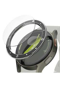Rama Premium pentru Samsung Galaxy Watch7 44mm - Ringke Bezel Styling - Black Pattern2 (CB-GW7-44-99)
