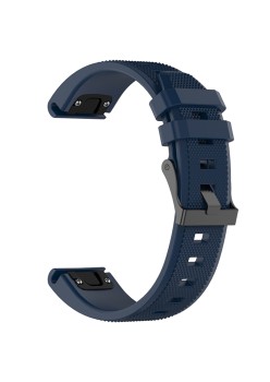 Curea pentru Instinct 2S/2S Solar/Approach S70 42mm/Forerunner 220/230/235/630/735 - Techsuit Watchband QuickFit 20mm (W058) - Navy Blue