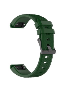 Curea pentru Instinct 2S/2S Solar/Approach S70 42mm/Forerunner 220/230/235/630/735 - Techsuit Watchband QuickFit 20mm (W058) - Dark Green