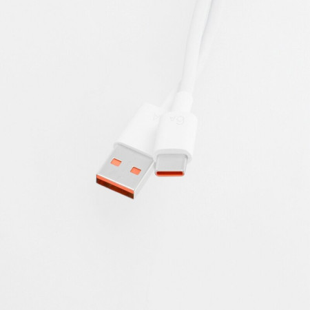 Cablu de Date USB la Tip-C, Super Fast Charging 6A, 66W, 1m, Huawei (LX04072043), White (Bulk Packing)