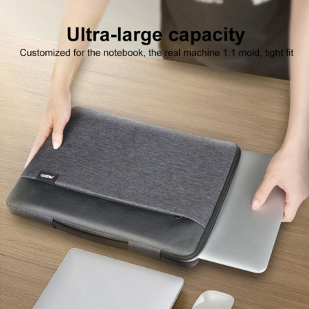 Geanta Laptop Yesido Pânză Oxford impermeabilă, pentru tabletă, notebook max. 14", Grey
