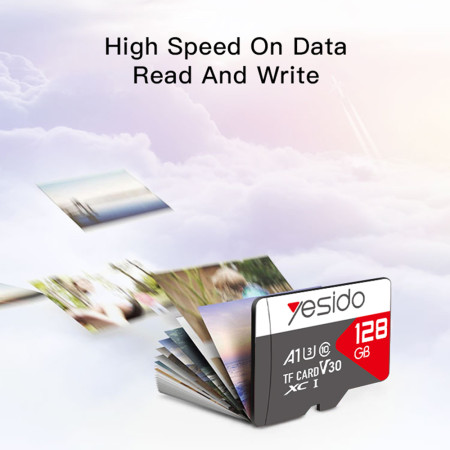 Card Memorie Yesido USB 2.0, Transmitere date/fișiere de mare viteză, 16GB, Black