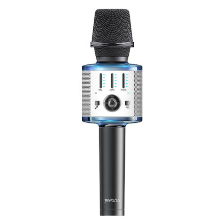 Microfon Karaoke Yesido Portabil, Negru