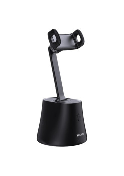 Selfie Stick Yesido Stabil, Recunoastere inteligenta a fetei, 360° Rotatie, Black