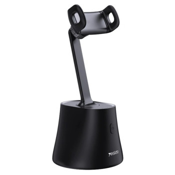 Selfie Stick Yesido Stabil, Recunoastere inteligenta a fetei, 360° Rotatie, Black