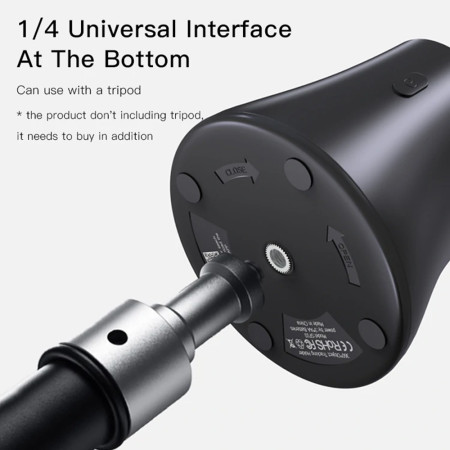 Selfie Stick Yesido Stabil, Recunoastere inteligenta a fetei, 360° Rotatie, Black