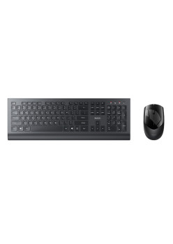 Kit tastatura si mouse wireless Yesido 2.4G Connection, Ergonomic Design, Black