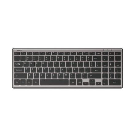 Tastatura wireless Yesido 2.4G Conexiune, pentru Laptop, Tableta, Windows, Mac, Linux, Grey