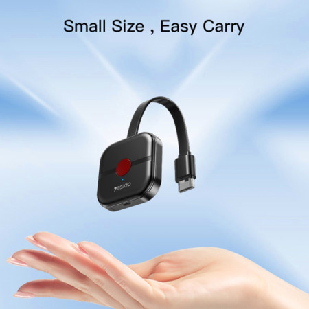 Streaming Mediaplayer Yesido, Wireless Screen Display Receiver TV10 5G, High-Definition, HDMI, Black