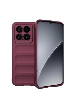 Husa Antisoc pentru Xiaomi 15 - Margini Anti-Alunecare - Shield - Bordeaux