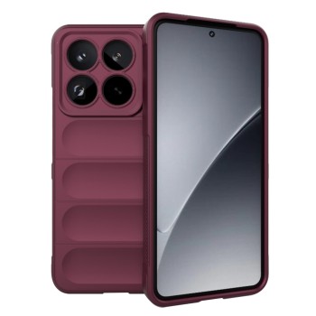 Husa Antisoc pentru Xiaomi 15 Pro - Margini Anti-Alunecare - Shield - Bordeaux