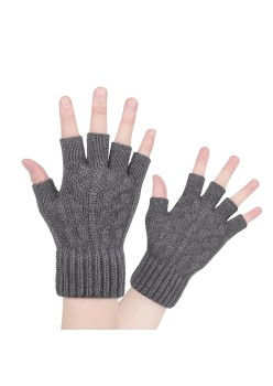 Manusi fara degete Dama - 17cm ST0014 - Dark Gray