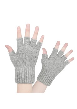 Manusi fara Degete Dama - 17cm ST0014 - Light Gray