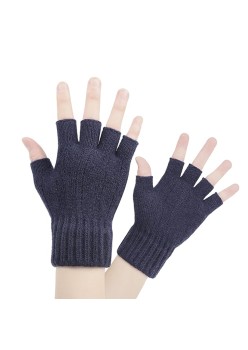 Manusi fara degete Dama - 17cm ST0014 - Navy Blue