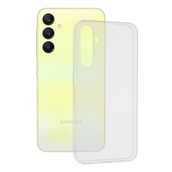 Husa Silicon compatibila Samsung Galaxy A25 5G, Pastreaza Originalitatea, Transparent 