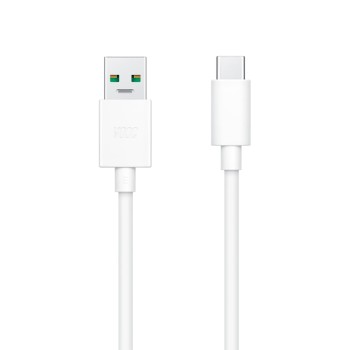 Cablu de Date USB, 65W, 1m - Oppo (DL129) - White (Blister Packing)