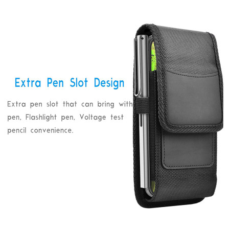 Husa telefon curea pentru exterior, Multifuncțională, L size, 15x8x2.5cm, 6 inch, Black