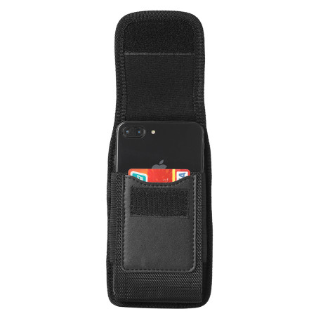 Husa telefon curea pentru exterior, Multifuncțională, L size, 15x8x2.5cm, 6 inch, Black