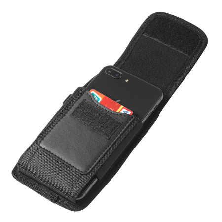 Husa telefon curea pentru exterior, Multifuncțională, L size, 15x8x2.5cm, 6 inch, Black
