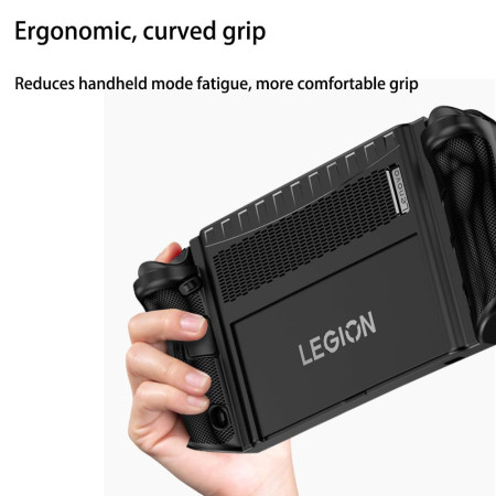 Husa compatibila Lenovo Legion Go, Rugged TPU, Black