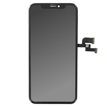 Ecran Compatibil cu iPhone X, OLED cu Touchscreen si Rama, Black